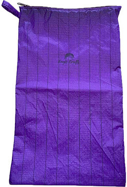 Travelbag - Packsack -  7 Liter nur 16 gr. - violett- aus Gleitschirmstoff - upcycling